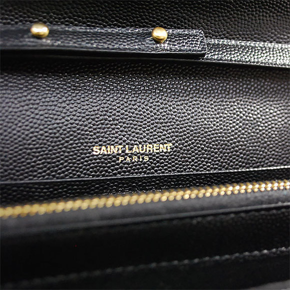 Saint Laurent Chain wallet Shoulder leather YSL Black - Picture 10 of 10